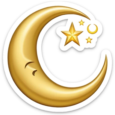 islam moon sticker