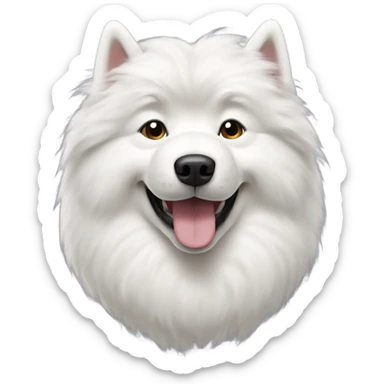 Samoyed dog sticker