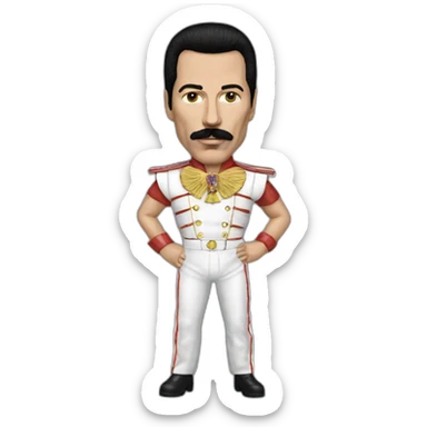Freddy Mercury Realist sticker