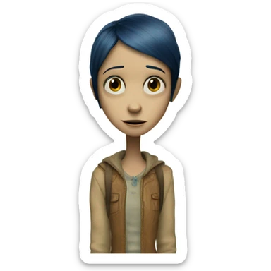 coraline jones sticker