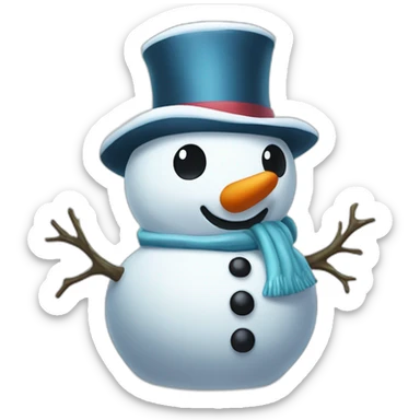 Snowman Statue Epic Mystery Legendary NewYear Pokemon Snowfall Snowballs sticker