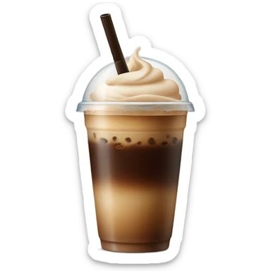 Ice coffee sticker