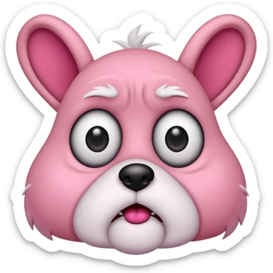 courage the cowardly dog sticker