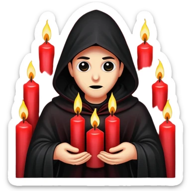 A satanic ritual sticker