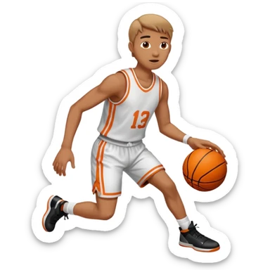 man basketball sticker