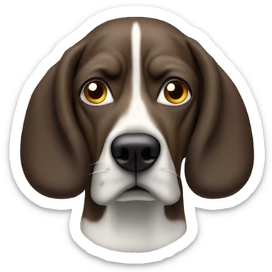 Flabbergasted snoop dog face sticker