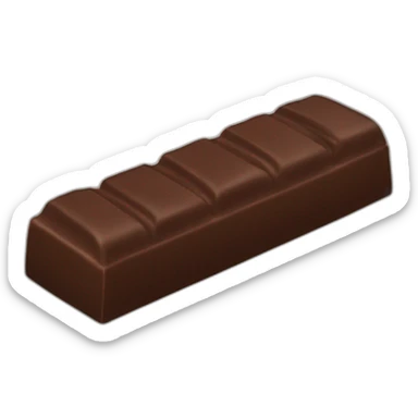 bar of choclate sticker
