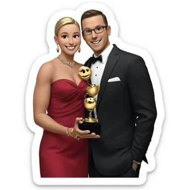 formal smile with jewelry sticker