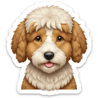 Golden doodle sticker