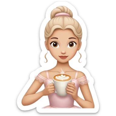 Ballerina cappuccino ￼ sticker