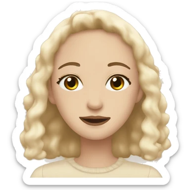 Beige Christmas aesthetic  sticker