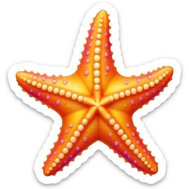 Starfish sticker