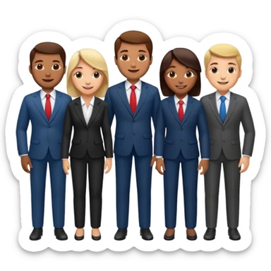 partners business sticker