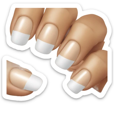 french tip nails sticker