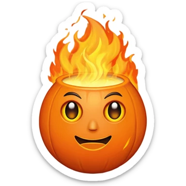 Soul Fire, in the style of gritty realism sticker