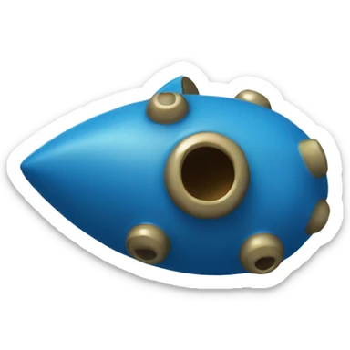 blue ocarina sticker
