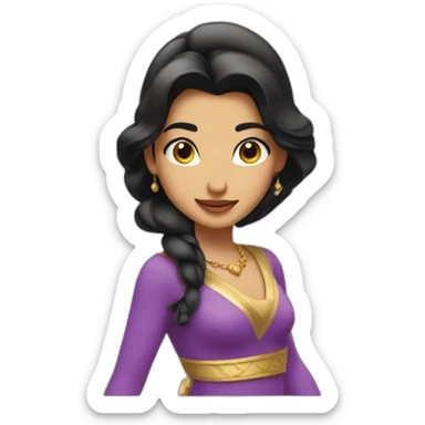 Aladin jasmine sticker