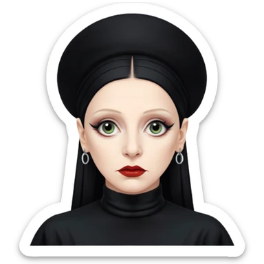 Lene Lovich as seen on the cover of the album Stateless sticker