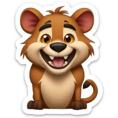 timon and pumbaa sticker