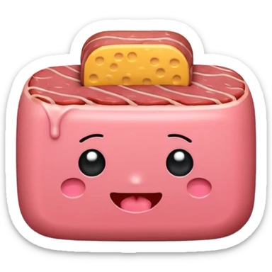 Toki Doki SPAM MEAT sticker