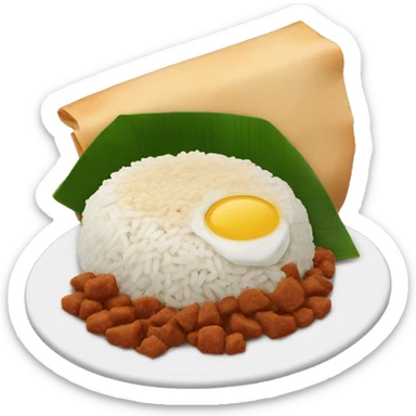 malaysian nasi lemak sticker