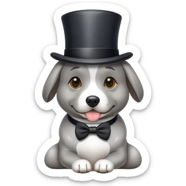 silindir şapkalı köpek balığı sticker