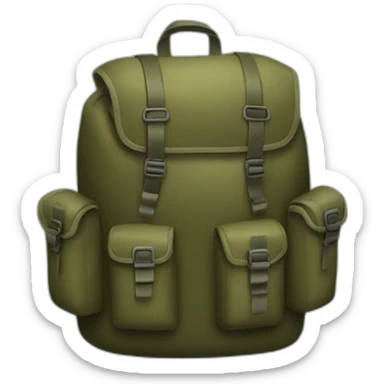 army rucksack sticker