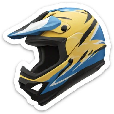 motocross helmet cycle sticker