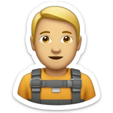 Personne en roue arrière sticker