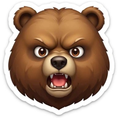 Urso bravo sticker
