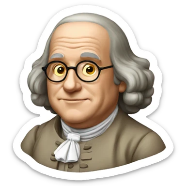 Benjamin Franklin sticker