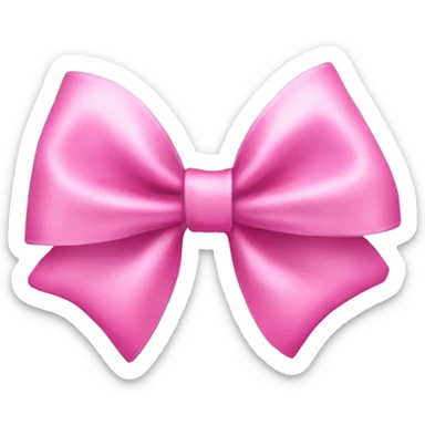pink coquette bow sticker