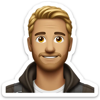 handsome man , photo for slack profile sticker