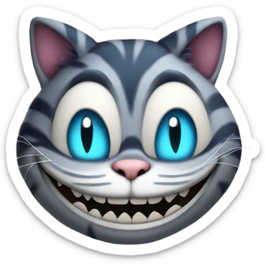 cheshire cat sticker