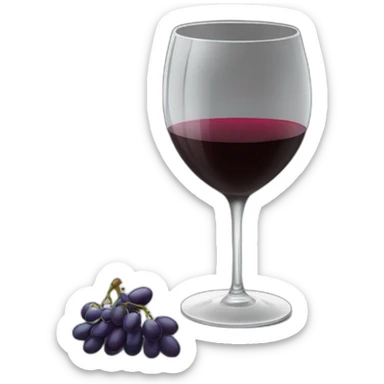 copa de vino sticker