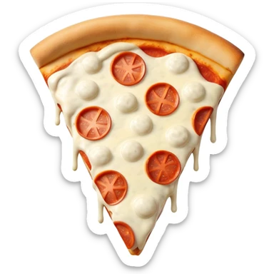 Pizza made entirely of ranch sticker