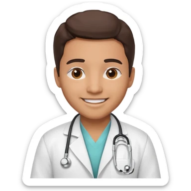 hispanic medical doctor sticker