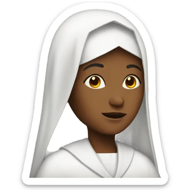 Amelia as Mother Mary sticker
