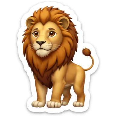 Lion eta  sticker