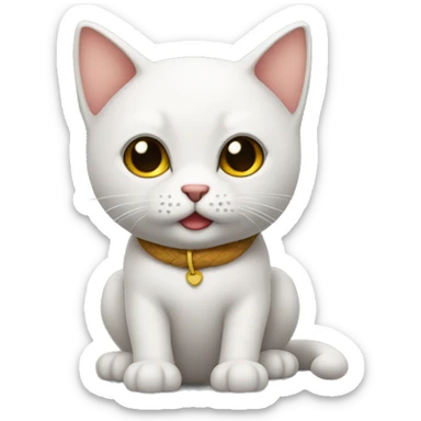 Gatinho apaixonado  sticker