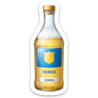 Ukrainian horilka sticker