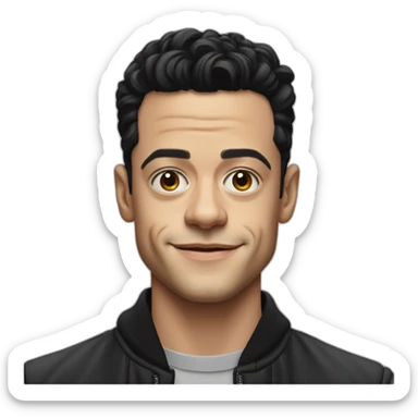 Rami malek sticker