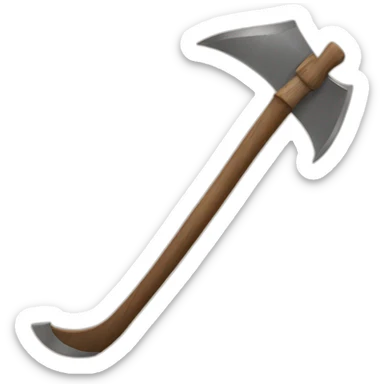 Petar Pan with axe sticker