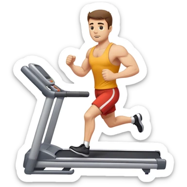 bodybuilding treadmill sticker