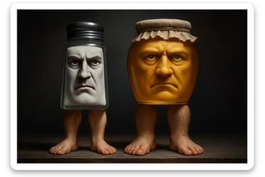 crea una fotografia ratio 16.9 identica a esta no debes cambiar nada solo darmela en estilo Foto hiper realista,no debes agrgar elementos ni letras todo debe permanecer igual y con la isma paleta de colores y expresiones.puede arreglar unpoco parta qsean mas vivos los colores sticker