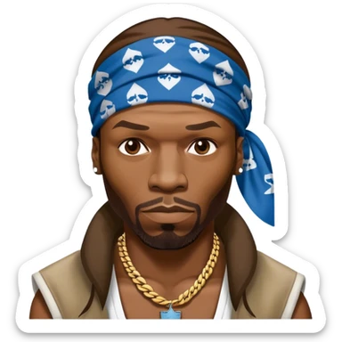 50 cent as snoop dogg sticker