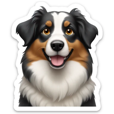 Australian sheperd dog sticker