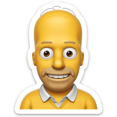 Homer simpson sticker