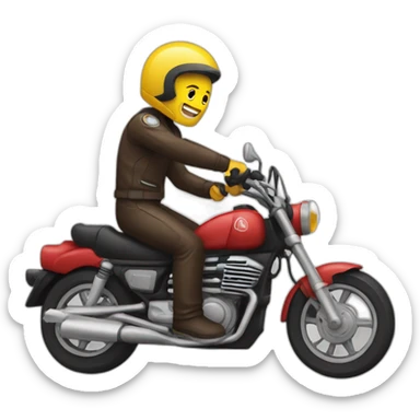 Moto en weeling sticker