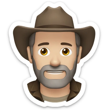 Shérif Rick Grimes sticker